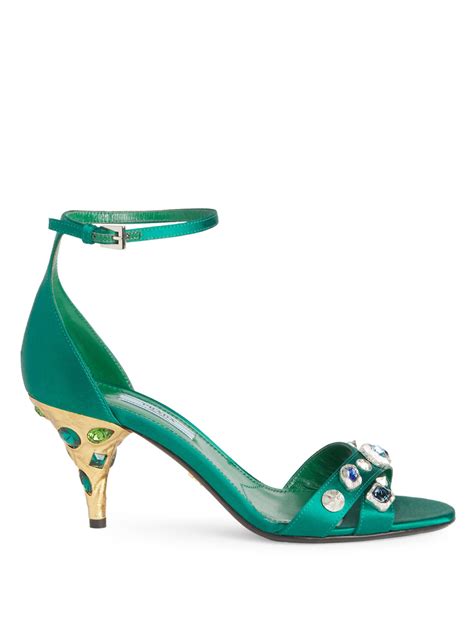 prada jeweled satin ankle strap sandal|Prada Crystal Ankle.